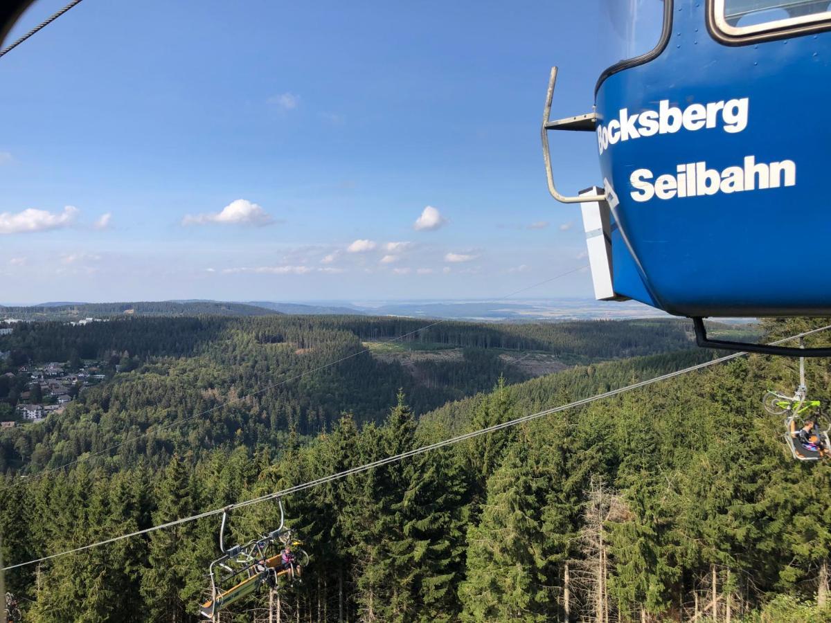 Ferienwohnung BocksbergGlück in Hahnenklee, Endreinigung, bezogene Betten, Handtücher inklusive Goslar Exterior foto