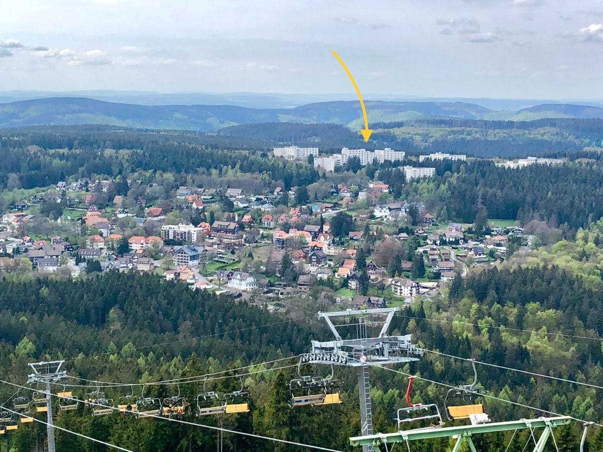 Ferienwohnung BocksbergGlück in Hahnenklee, Endreinigung, bezogene Betten, Handtücher inklusive Goslar Exterior foto